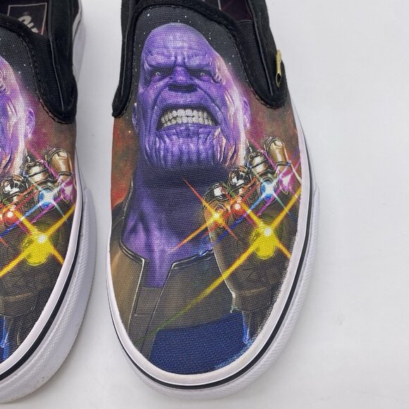VANS x Marvel Avengers Classic Slip-On Infinity War Thanos Men's 8 Women's 9.5 - Picture 4 of 15